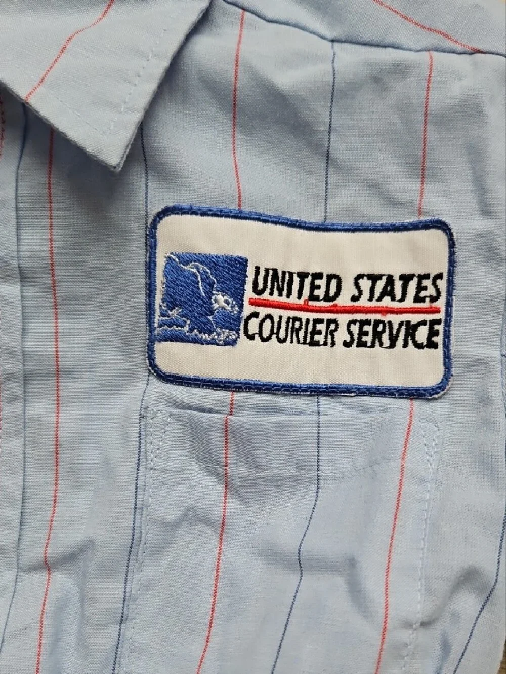 Get Real Gear Postal Delivery Courier Costume Dress Up Size 2-3 With Puppy Dog